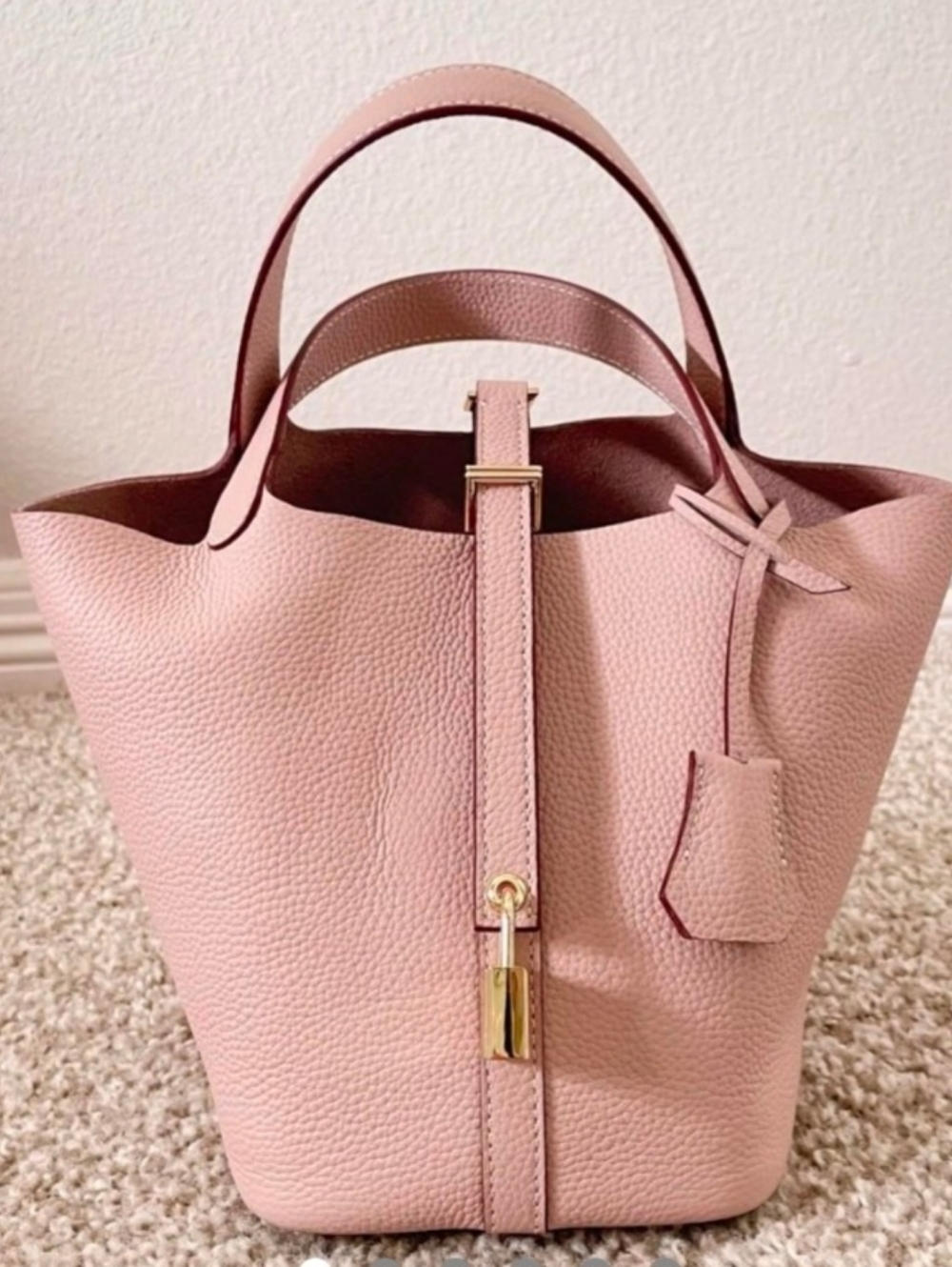 Small Trendy Bucket Bag